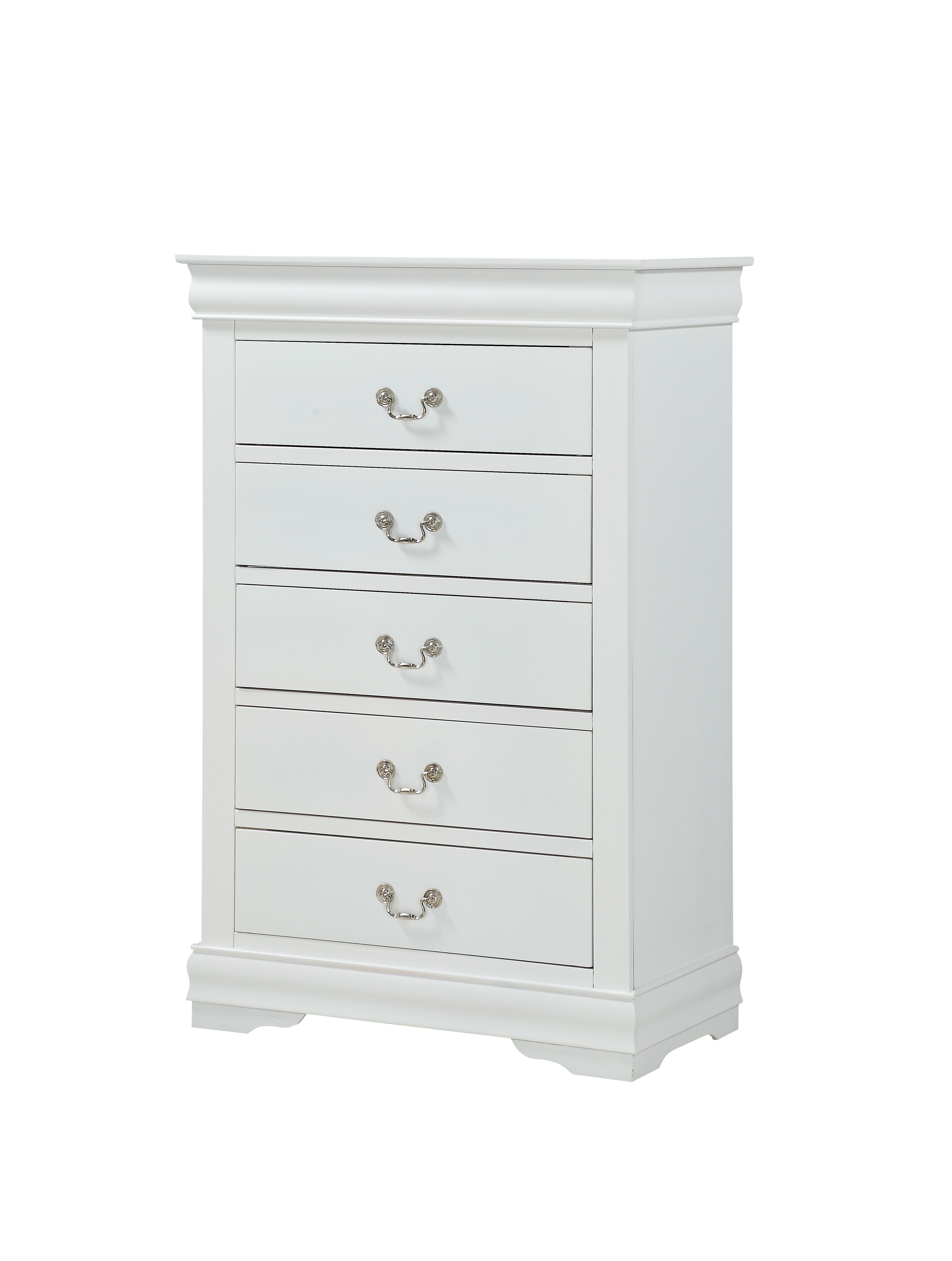 Louis Philippe III Chest (White)