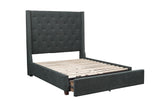 Fairborn Gray King Upholstered Storage Platform Bed