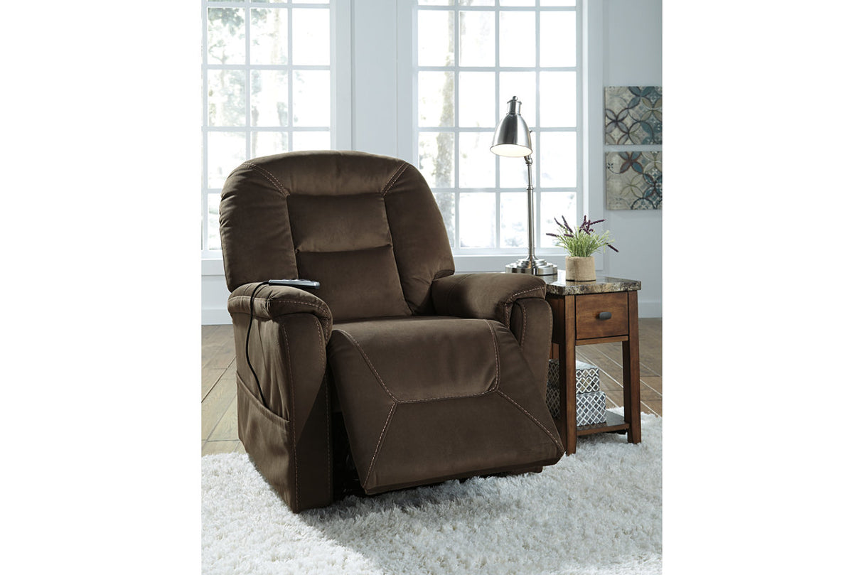 Samir Coffee Power Lift Recliner -  - Luna Furniture