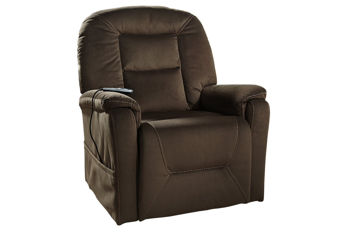 Samir Coffee Power Lift Recliner -  - Luna Furniture