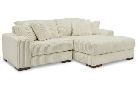 Lindyn Ivory 2-Piece RAF Chaise Sectional from Ashley - Luna Furniture