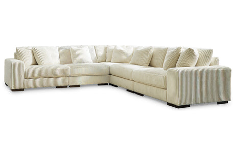 Lindyn Ivory 5-Piece Sectional from Ashley - Luna Furniture