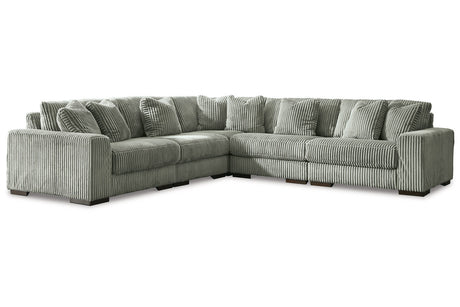 Lindyn Fog 5-Piece Sectional from Ashley - Luna Furniture