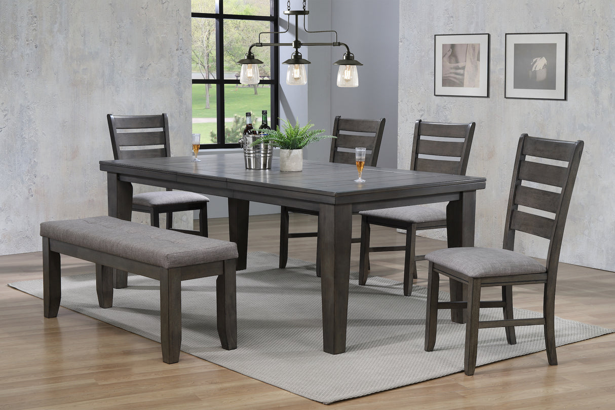 Bardstown Gray Extendable Dining Table - Luna Furniture