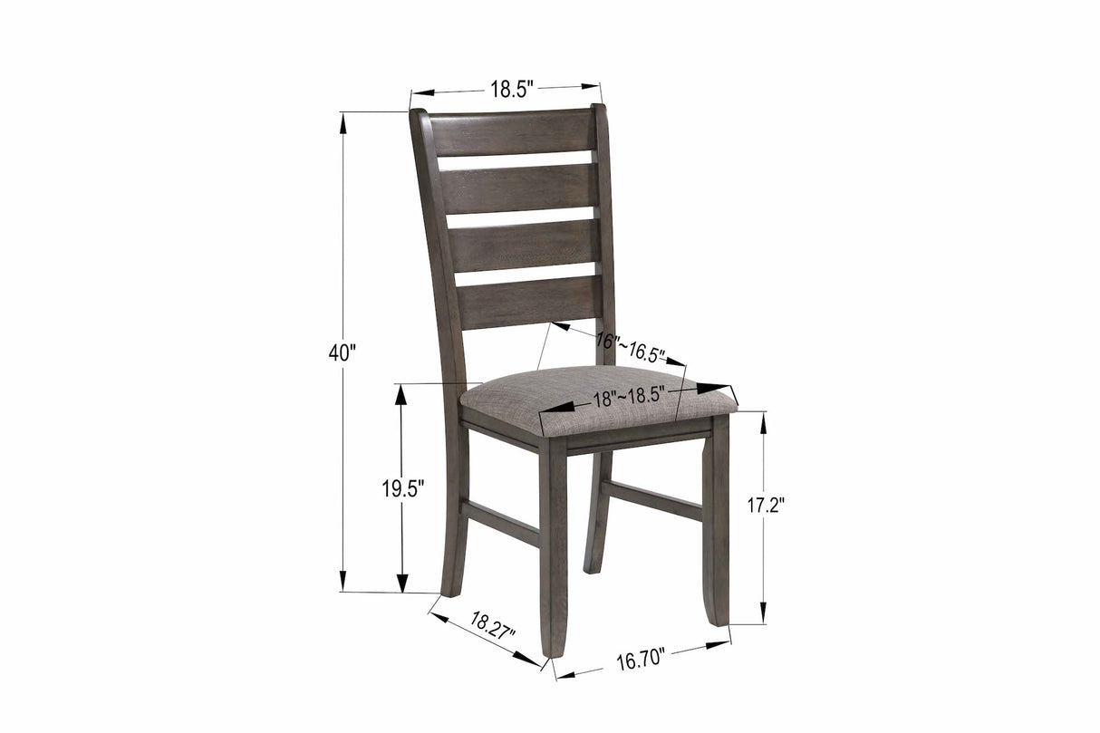 Bardstown Gray Extendable Dining Set - Luna Furniture