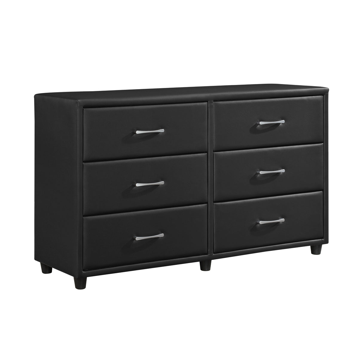 Lorenzi Black Upholstered Platform Youth Bedroom Set from Homelegance - Luna Furniture