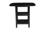 Norman Black 5-Piece Counter Height Set from Homelegance - Luna Furniture