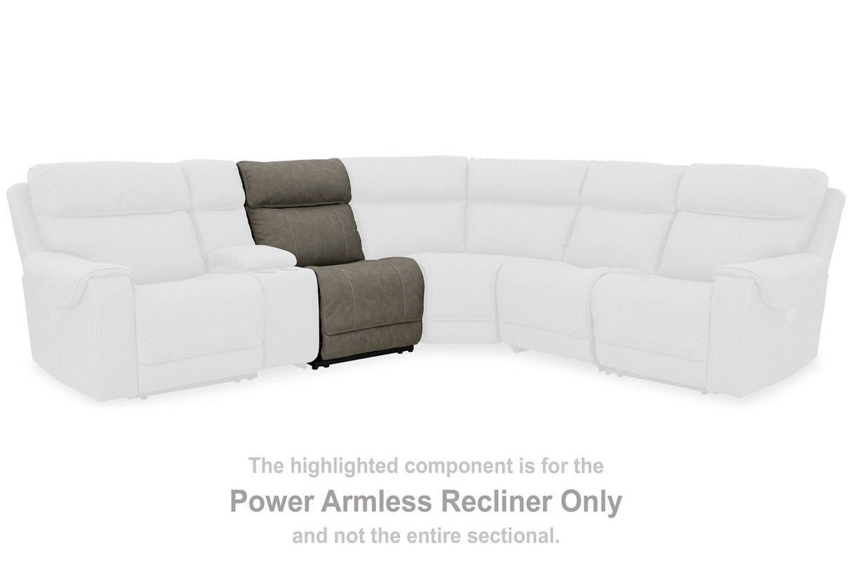 Starbot Fossil Power Armless Recliner from Ashley - Luna Furniture