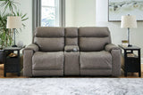 Starbot Fossil 3-Piece Power Reclining Sectional Loveseat with Console -  Ashley - Luna Furniture
