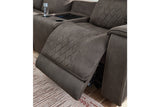 Hoopster Gunmetal 6-Piece Power Reclining Sectional -  Ashley - Luna Furniture