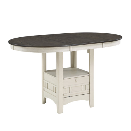 Junipero White Extendable Counter Height Table -  Homelegance - Luna Furniture