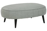 Hollyann Gray Oversized Accent Ottoman from Ashley - Luna Furniture