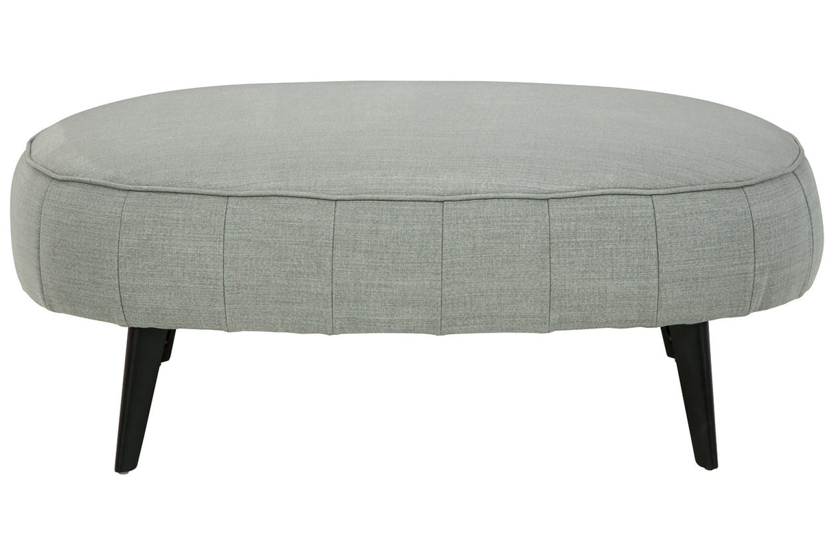 Hollyann Gray Oversized Accent Ottoman from Ashley - Luna Furniture