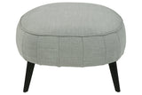 Hollyann Gray Oversized Accent Ottoman from Ashley - Luna Furniture