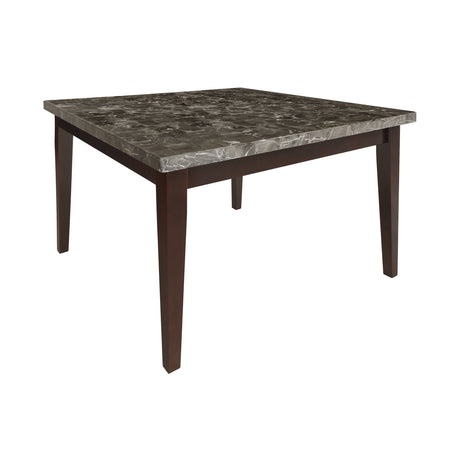 Decatur Dark Cherry Marble-Top Counter Height Table -  Homelegance - Luna Furniture