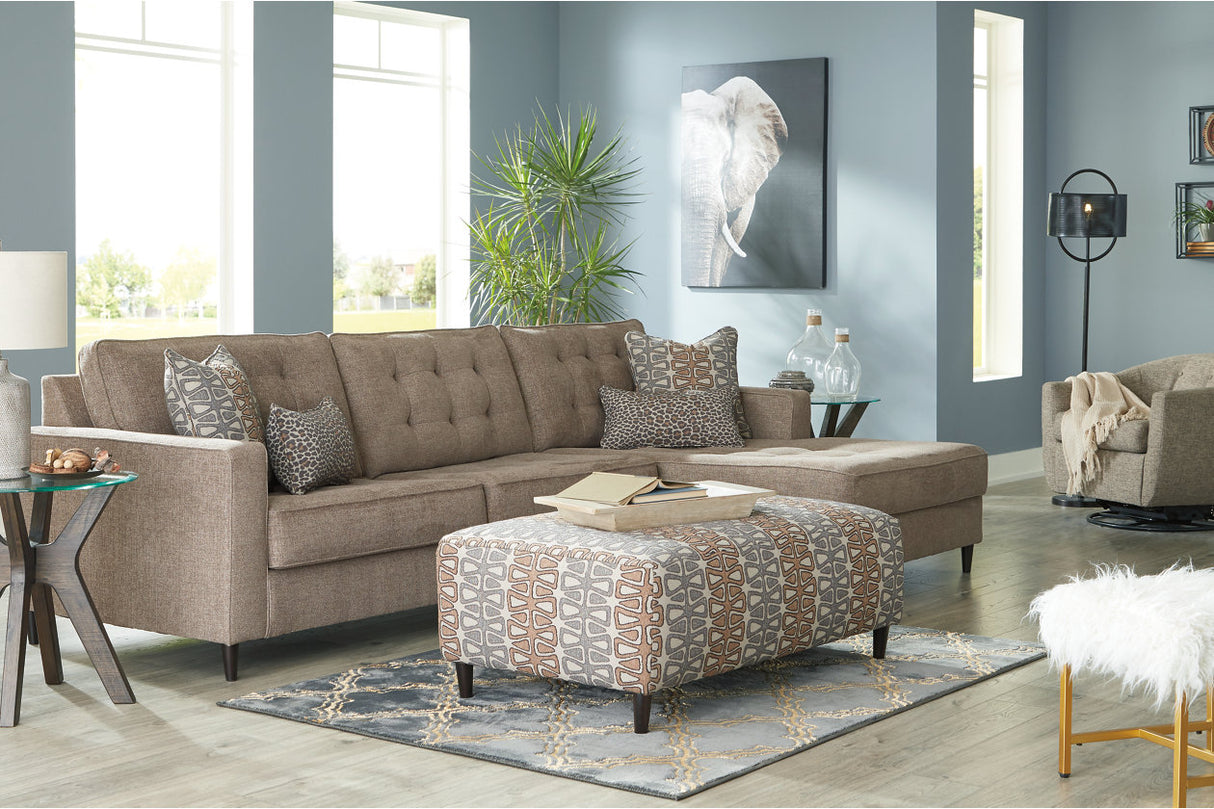 Flintshire Auburn Oversized Accent Ottoman -  - Luna Furniture