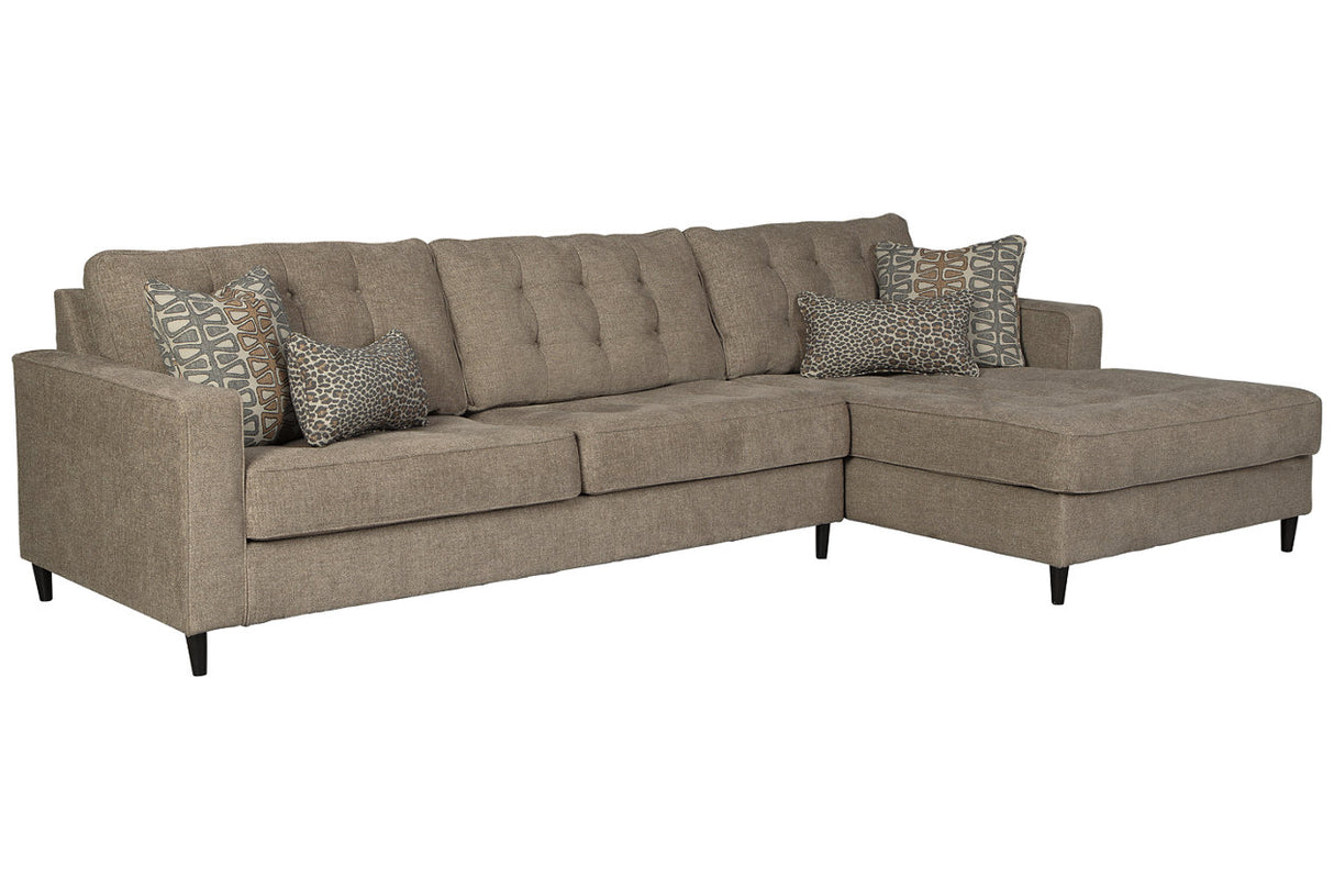 Flintshire Auburn 2-Piece RAF Chaise Sectional -  Ashley - Luna Furniture