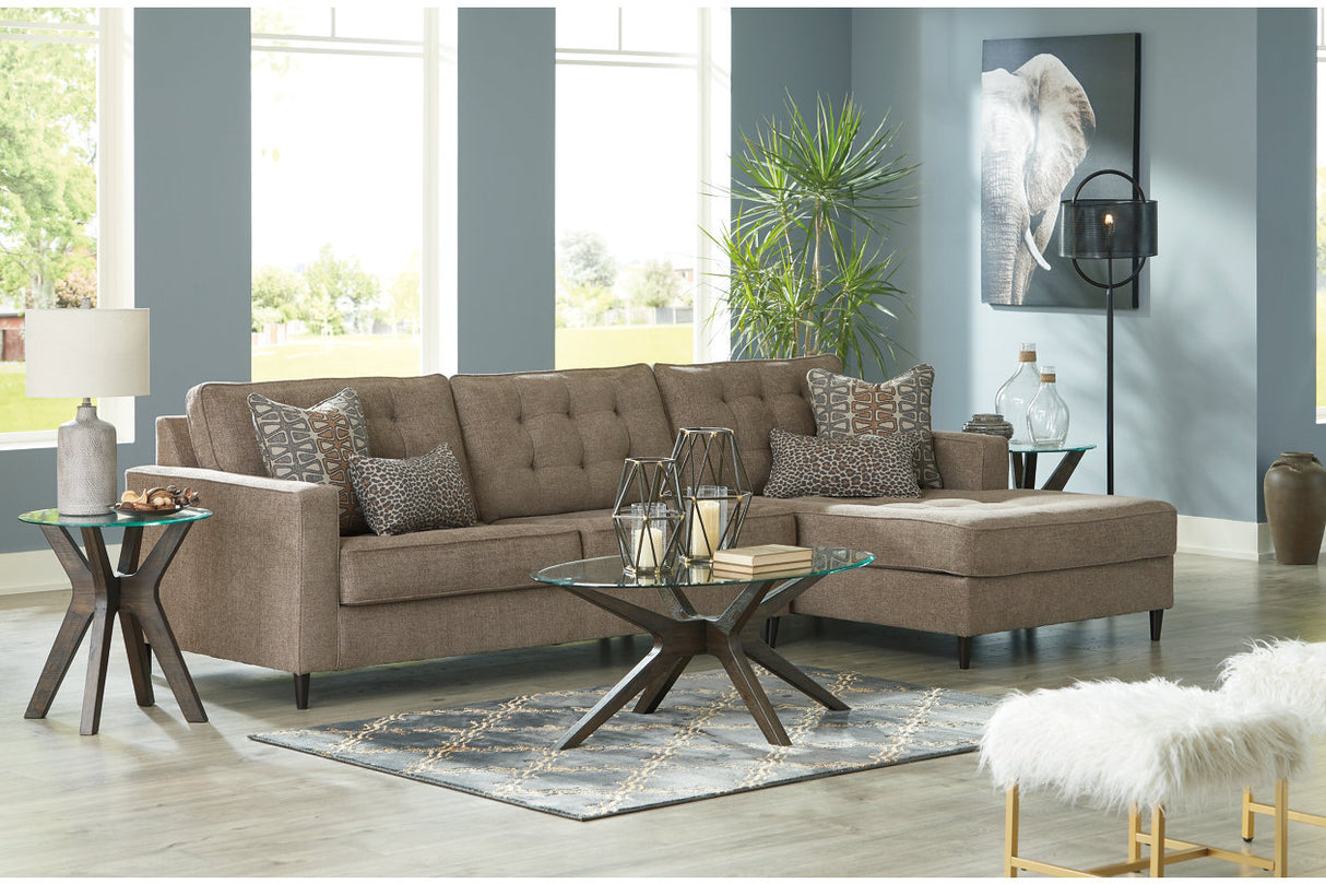 Flintshire Auburn 2-Piece RAF Chaise Sectional -  Ashley - Luna Furniture