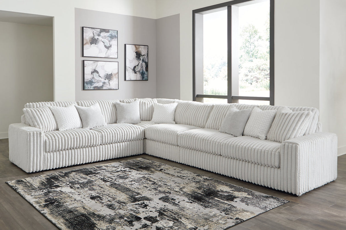 Stupendous Alloy 4-Piece Sectional -  Ashley - Luna Furniture