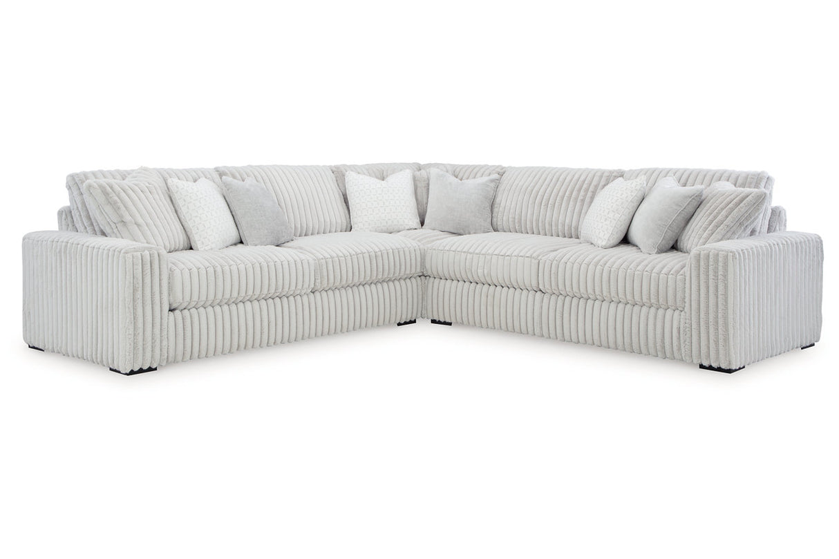 Stupendous Alloy 3-Piece Sectional -  Ashley - Luna Furniture