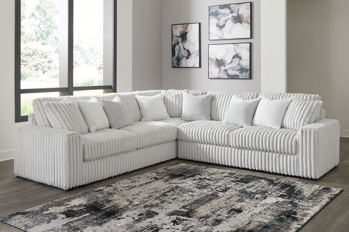 Stupendous Alloy 3-Piece Sectional -  Ashley - Luna Furniture