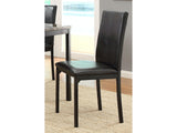 Tempe Brown/Black Side Chair, Set of 2 -  Homelegance - Luna Furniture