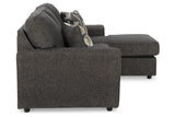 Cascilla Slate Reversible Sofa Chaise from Ashley - Luna Furniture