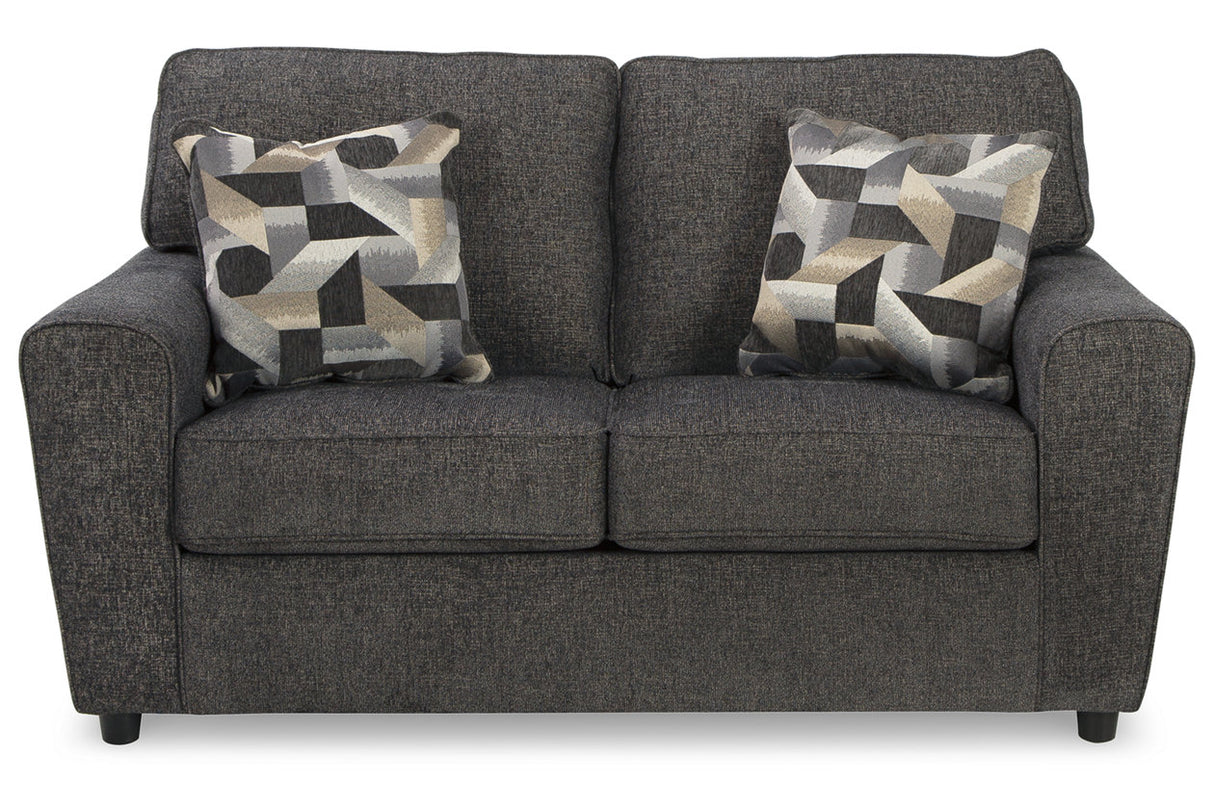 Cascilla Slate Loveseat from Ashley - Luna Furniture