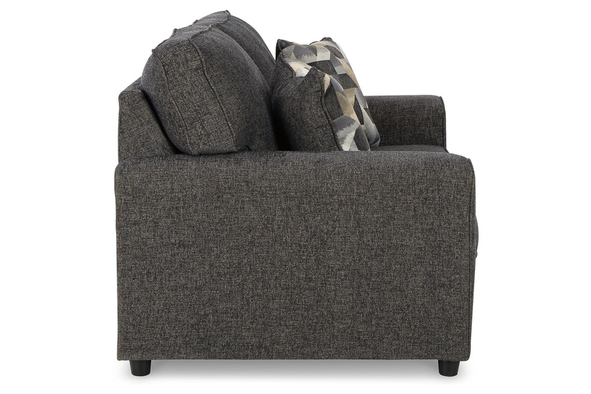 Cascilla Slate Loveseat from Ashley - Luna Furniture