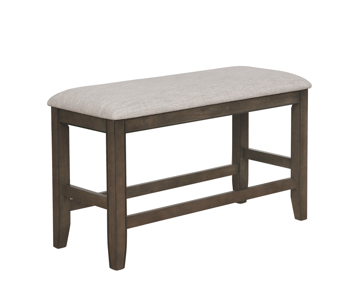 Fulton Gray Counter Height Bench