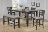 Bardstown Gray Counter Height Table - Luna Furniture