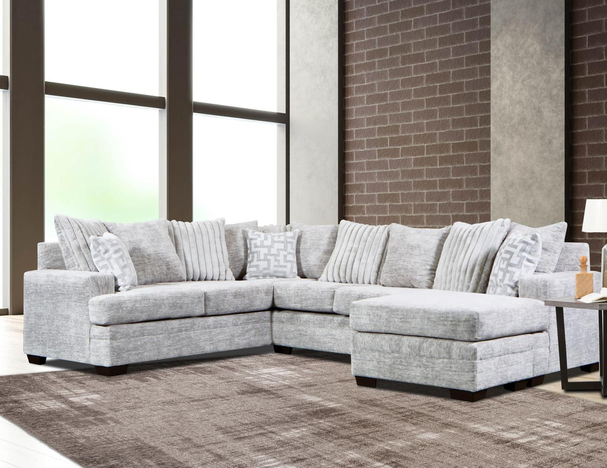 2775-05 OYSTER Sectional - 2775-05 GALATIC OYSTER - Luna Furniture