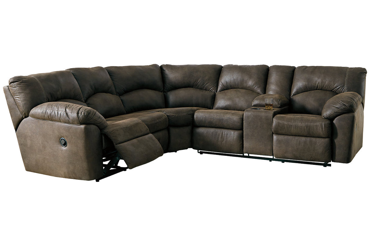 Tambo Canyon 2-Piece Reclining Sectional -  Ashley - Luna Furniture