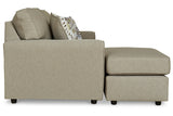 Renshaw Pebble Reversible Sofa Chaise -  Ashley - Luna Furniture