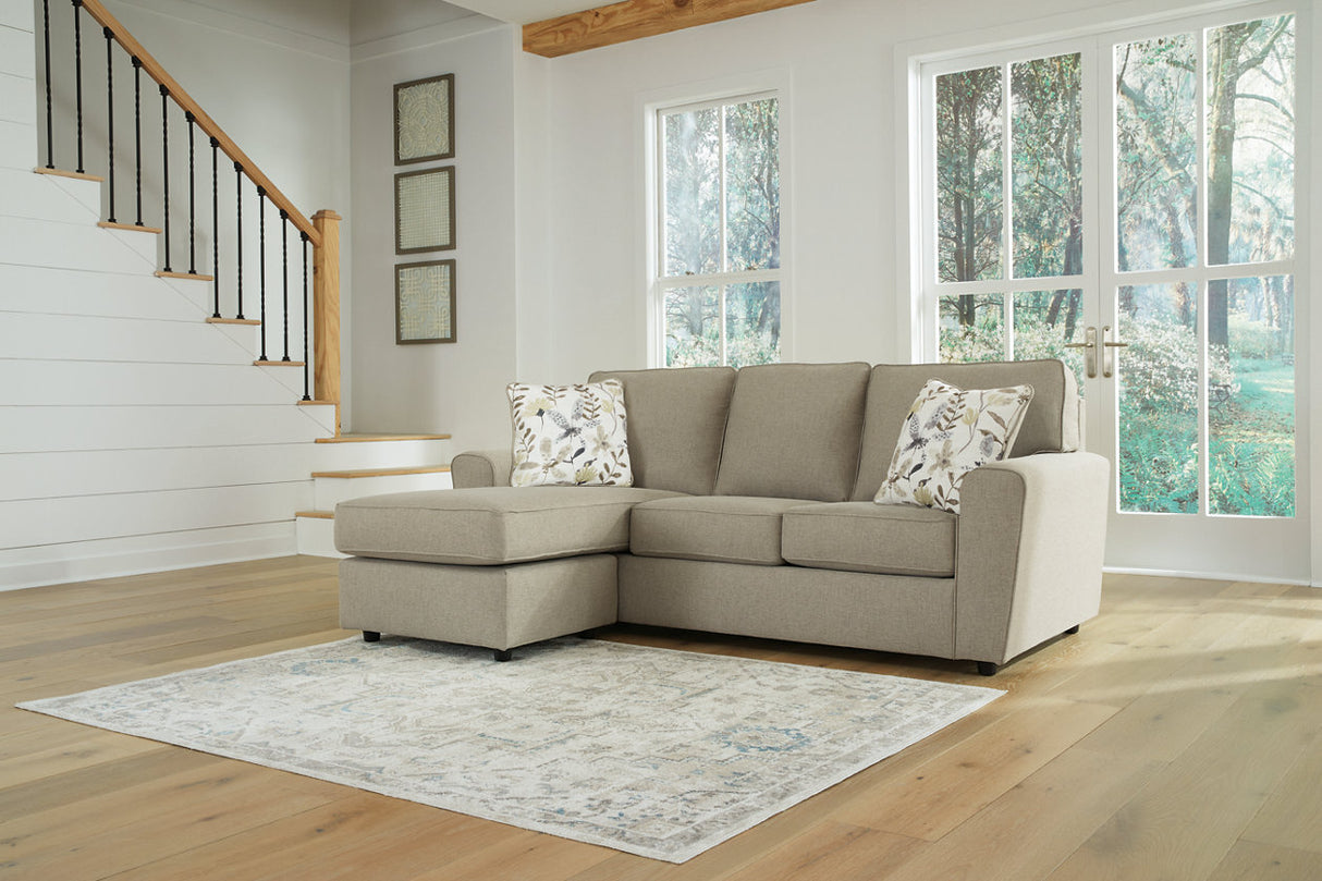 Renshaw Pebble Reversible Sofa Chaise -  Ashley - Luna Furniture