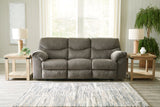 Alphons Putty Reclining Sofa -  Ashley - Luna Furniture