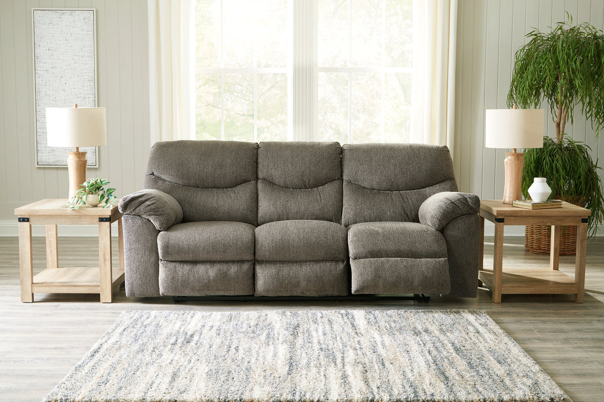 Alphons Putty Reclining Sofa -  Ashley - Luna Furniture