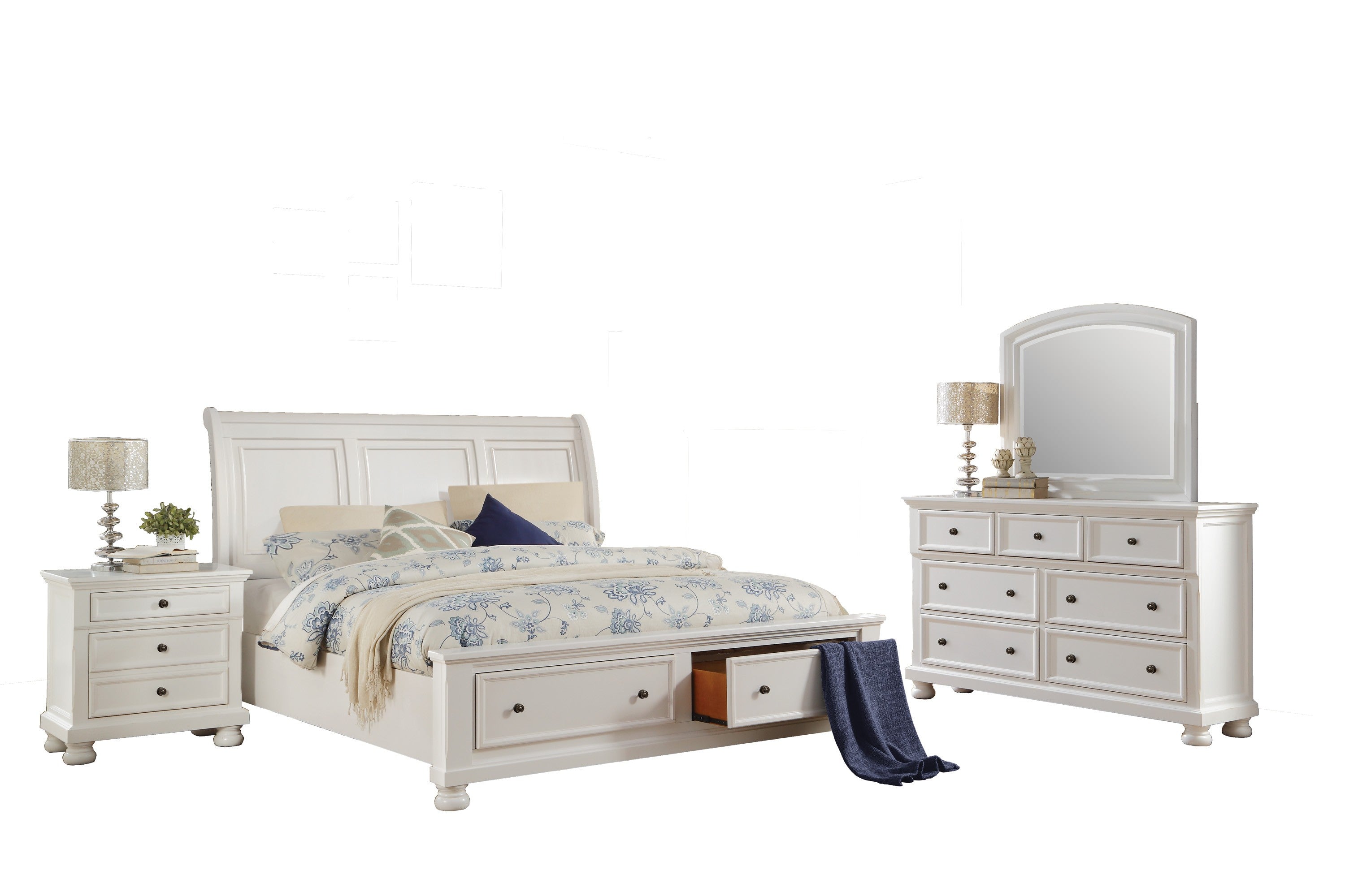 Homelegance Maryville Queen Sleigh Bed – The Furniture Space.