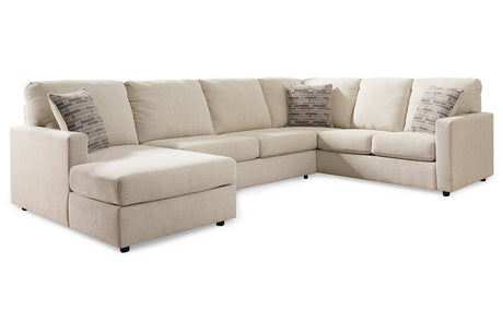 Edenfield Linen 3-Piece LAF Chaise Sectional from Ashley - Luna Furniture