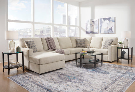 Edenfield Linen 3-Piece LAF Chaise Sectional from Ashley - Luna Furniture