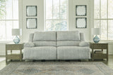 McClelland Gray Reclining Sofa -  Ashley - Luna Furniture
