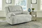 McClelland Gray Oversized Recliner -  Ashley - Luna Furniture