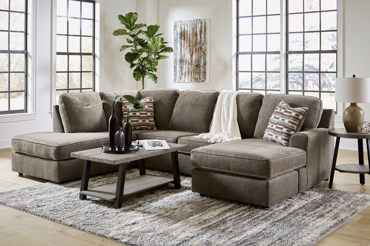 O'Phannon Putty 2-Piece LAF Chaise Sectional -  Ashley - Luna Furniture