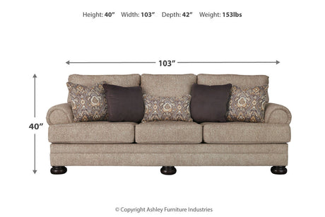 Kananwood Oatmeal Sofa from Ashley - Luna Furniture