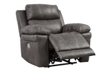 Erlangen Midnight Power Recliner from Ashley - Luna Furniture