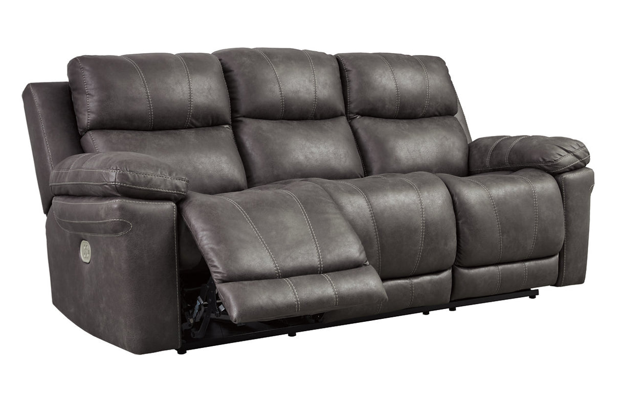 Erlangen Midnight Power Reclining Sofa from Ashley - Luna Furniture