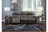 Erlangen Midnight Power Reclining Sofa from Ashley - Luna Furniture