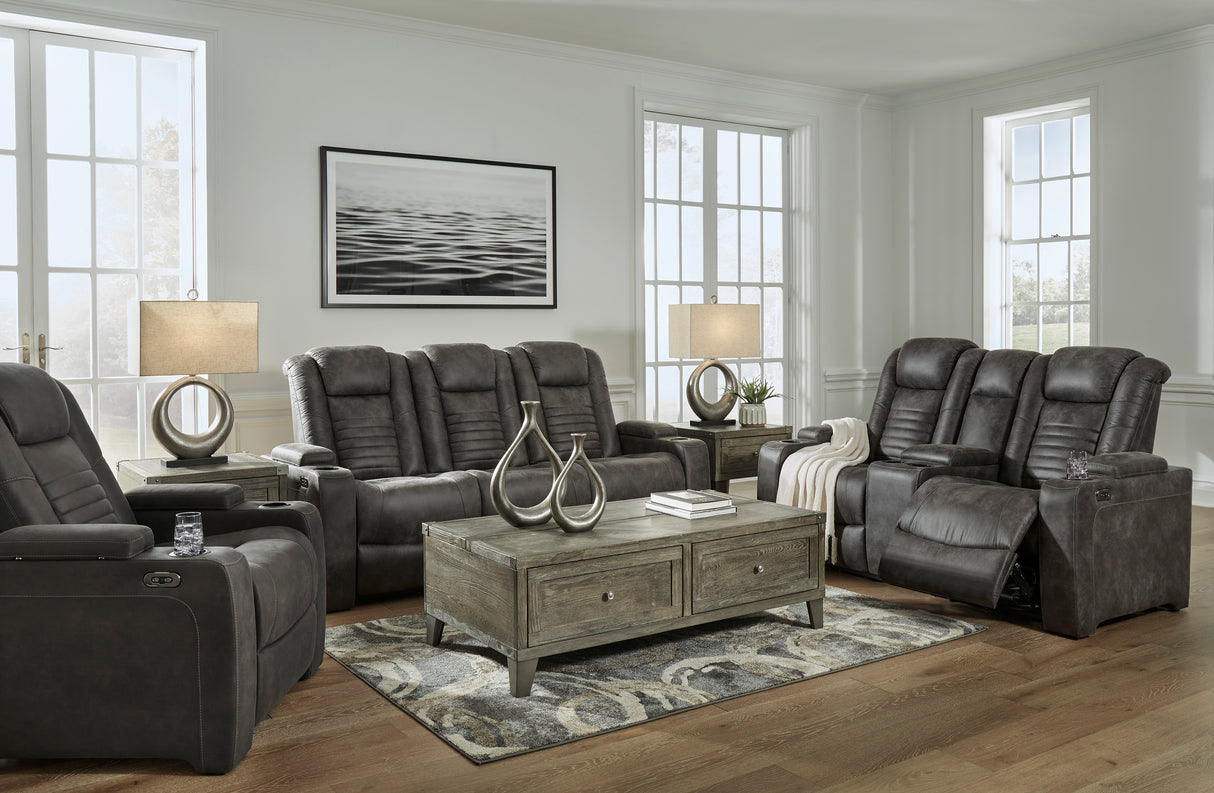 Soundcheck Storm Power Reclining Living Room Set -  Ashley - Luna Furniture