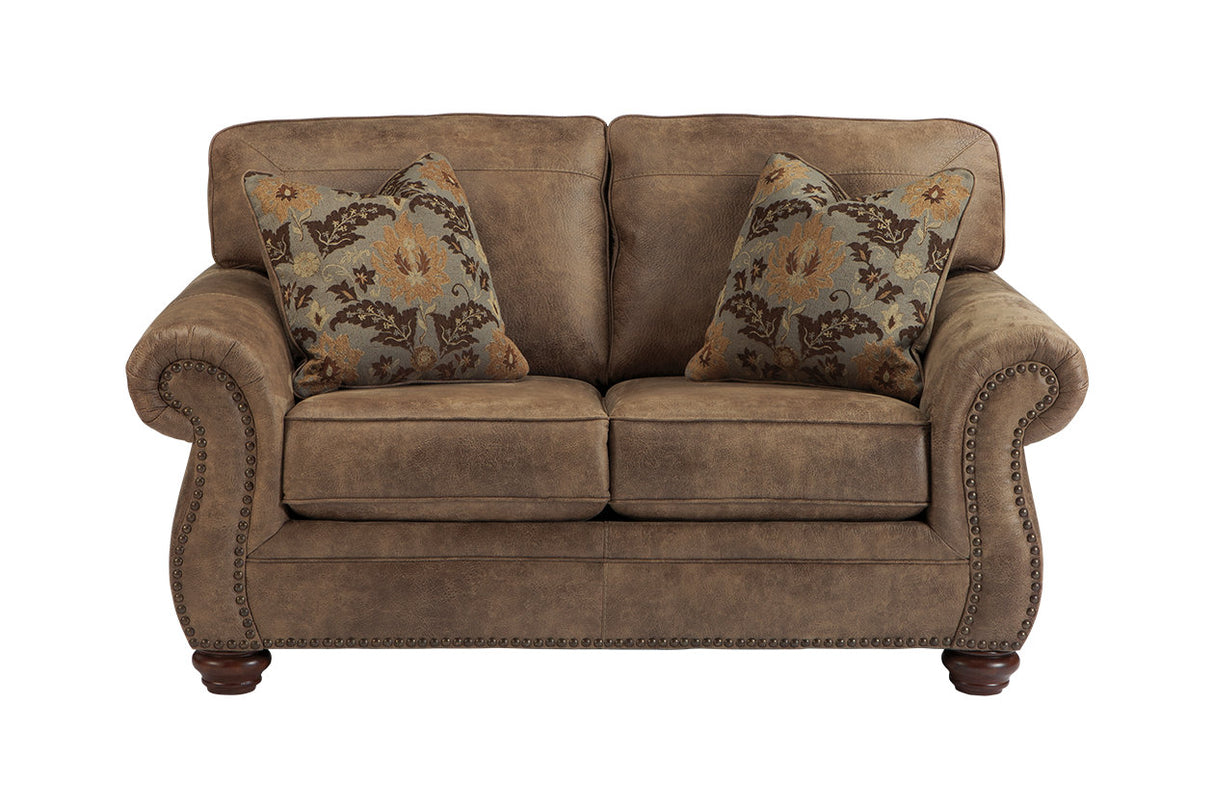 Larkinhurst Earth Loveseat from Ashley - Luna Furniture