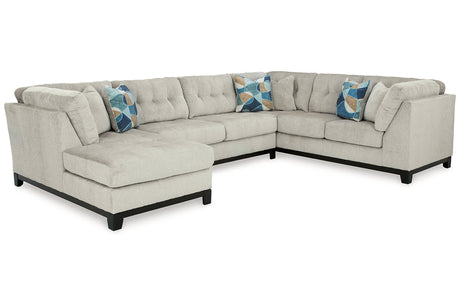 Maxon Place Stone 3-Piece Sectional with Chaise -  Ashley - Luna Furniture